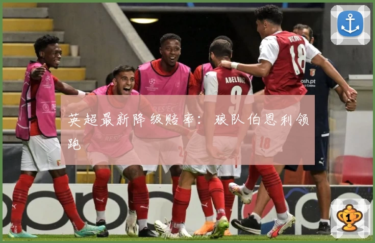 英超最新降级赔率：狼队伯恩利领跑